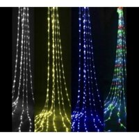 Bộ đèn led thả rèm mưa rơi -thác nước -đèn nháy thả mành(có vàng,trắng và nhiều màu)