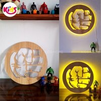 Bộ đèn ngủ treo tường siêu anh hùng "Hulk" cho bé