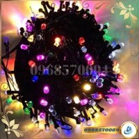 Bộ Đèn Nháy 50M Kim Cương, Dây Led 50M Trang Trí sân vườn Tiểu Cảnh