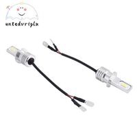 Bộ đèn pha LED siêu sáng 2X H3 100W 10000LM Bóng đèn DRL sương mù 6000K Trắng