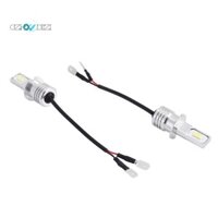 Bộ đèn pha LED siêu sáng 2X H3 100W 10000LM Bóng đèn DRL sương mù 6000K Trắng