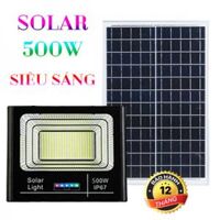 BỘ ĐÈN PHA NĂNG LƯỢNG MẶT TRỜI 2 MIẾNG SOLAR LIGHT 500W IP67 KÈM REMOTE