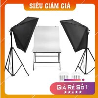 Bộ đèn Studio kèm sòtbox 50x70, có chân đèn chụp ảnh sản phẩm