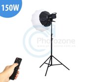 Bộ đèn Studio Led BKL-300Bi công suất 150W chỉnh màu (3200-5600K) kèm Softbox cầu 65cm