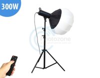 Bộ đèn Studio Led ET-300S công suất 300W chỉnh màu (2700-6500K) kèm Softbox cầu 65cm