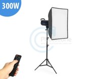 Bộ đèn Studio Led ET-300S công suất 300W chỉnh màu (2700 - 6500K) kèm Softbox 60x90cm