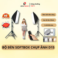 Bộ Đèn Studio Quay Phim Chụp Ảnh - Livestream - Softbox 50x70cm - Chính Hãng HD DESIGN