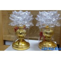 Bộ đèn thờ hoa sen LED đổi màu