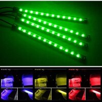 BỘ ĐÈN TRANG TRÍ Ô TÔ XE MÁY CỰC NGẦU , ĐÈN GẦM Ô TÔ XE MÁY 4 THANH LED SIÊU ĐẸP CHO GHẾ Ô TÔ