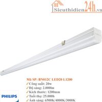 Bộ Đèn Tuýp Led 1m2 Philips BN012C 20W L1200