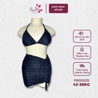 Bộ đi biển dạng váy rút dây - Bikini Ngọc Hà
