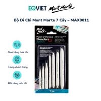 Bộ Di Chì Mont Marte Pastel & Charcoal Blenders Set 7 cây Hàng Chính Hãng