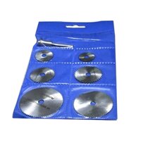 Bộ Đĩa Cắt 7 Món Gồm 06 Lưỡi Cắt và 01 Trục Cắt 3.2mm