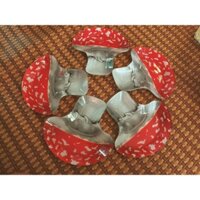 Bộ đĩa đựng thức ăn hình cây nấm