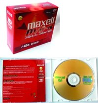 Bộ Đĩa DVD trắng Maxell 4.7GB kèm vỏ