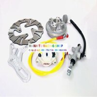 bộ đĩa sau wave heo nissin K1 đĩa 220mm V2