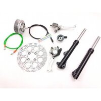 bộ đĩa trước wave S110 - phuộc đen cumbo như hình đĩa zox