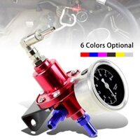 Bộ điều chỉnh áp suất nhiên liệu Tomei có thể điều chỉnh đa năng 160psi + Bộ điều chỉnh nhiên liệu đầy dầu bao gồm đồng hồ đo