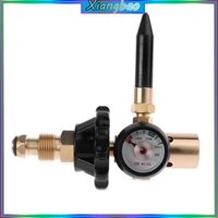 Bộ điều chỉnh bơm hơi bóng bay cao su bằng đồng thau xiangbao có đồng hồ đo áp suất Thích hợp cho bóng bay G5 8 cho van bình xăng Pre