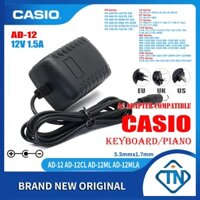 Bộ Điều Hợp Nguồn Điện 12V 1.5A AD-12 AC Cho Casio PX-400 PX-400R PX-410 PX-410R PX-500 PX-500L PX-555 PX-555R WK-8000