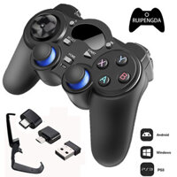 Bộ điều khiển 2.4 G Tay cầm chơi game Cần điều khiển không dây Android với Giá đỡ chuyển đổi OTG cho PS3 / Điện thoại thông minh / Máy tính bảng PC Hộp TV thông minh Bảng điều khiển Phụ kiện