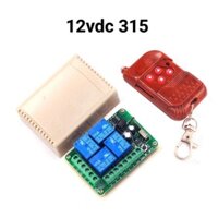 Bộ điều khiển 4 thiết bị qua sóng RF 315MHZ (12V)
