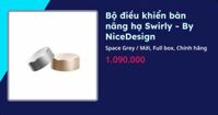 Bộ điều khiển bàn nâng hạ Swirly - By NiceDesign (Space Grey - Mới, Full box, Chính hãng) (NDAF24SWIR01)