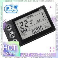 Bộ điều khiển bảng điều khiển Bảng điều khiển bằng nhựa Bộ điều khiển bảng điều khiển 24V 36V 48V 60V S866 Chống nước 6PIN Xe đạp điện Màn hình LCD cho xe tay ga xe đạp điện