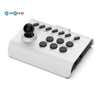 Bộ điều khiển cần điều khiển không dây Trò chơi chiến đấu Arcade Stick Bộ phận cần điều khiển chơi Game Phụ kiện phù hợp cho / / / Switch / PC / Android Trắng + Đen