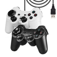 Bộ Điều Khiển Có Dây Cho PS3 Tay Cầm Chơi Game Rung Kép Sốc Cho Sony Playstation 3 Joypad Joystick Controle USB PC Game Console