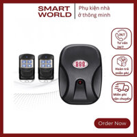 Bộ điều khiển cửa cuốn 888 tần số 433mhz gồm 2 remote cửa cuốn inox.