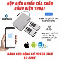 Bộ điều khiển cửa cuốn qua Điện thoại dùng 2 APP Tuyna Smart và Ewelink đóng mở cửa mọi lúc mọi nơi