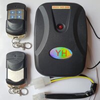 Bộ điều khiển cửa cuốn tự động YH tần số 433mhz bao gồm 1 hộp nhận + 2 tay điều khiển + cáp nối động cơ + râu ngắt