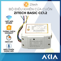 Bộ điều khiển cửa cuốn Zitech Basic CC1.2Z - Kết nối Zigbee, tương tích Homekit, dùng app Tuya Smartlife