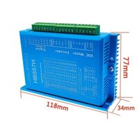 Bộ điều khiển Driver HBS57H Trình điều khiển động cơ bước vòng kín Điện áp đầu vào : DC16-70V dùng cho Động cơ hybrid servo 57 - 29238 Yêu thích
