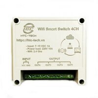 Bộ điều khiển ESP8266 wifi 4 relay 12Vdc 10A HTC