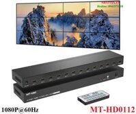 Bộ điều khiển HDMI 4x3, 3x3 hỗ trợ 12 màn hình ghép 1080P@60Hz MT-Viki MT-HD0112 cao cấp