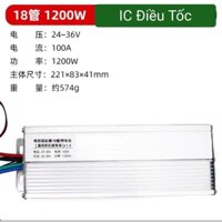 Bộ Điều Khiển IC điều tốc 1200W cho motor chổi than dùng chế tạo xe tăng hoặc máy cắt cỏ, quay compa 360°