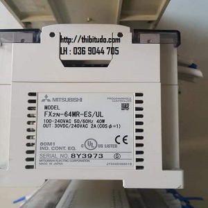 Bộ điều khiển lập trình PLC Mitsubishi FX2N-64MR