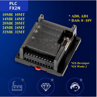 Bộ điều khiển lập trình PLC FX2N Mitsubishi có 2 AD 12 bit, DA 0-10V, 4-20mA - Full vỏ bảo vệ