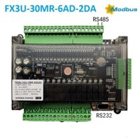 Bộ Điều Khiển Lập Trình Tủ Điện PLC Mitsubishi FX3U-30MR -6AD2DA (Modbus RS485 RS232)