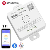 Bộ điều khiển LED Bluetooth BTF-LIGHTING SP636E-SP639E Bộ điều khiển địa chỉ SPI cho WS2811 WS2812B WS2815 WS2813 SK6812 Dải đèn LED