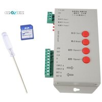 Bộ điều khiển LED RGB T1000S Thẻ SD 2048Pixels Bộ điều khiển cho WS2801 WS2811 WS2812B SK6812 LPD6803 Đèn LED dải