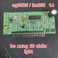 Bo điều khiển máy hàn 20 chân bo xung mạch lái IGBt máy hàn sg3525 Lm358 mẫu 14