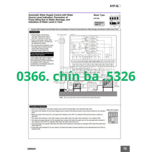 Bộ điều khiển mức Omron 61F-G4 AC 110/220