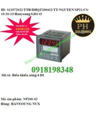 Bộ điều khiển nhiệt độ độ ẩm NP200-02