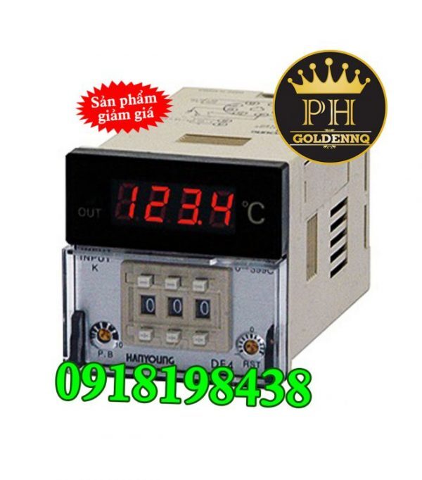 Bộ điều khiển nhiệt độ Hanyoung DF4-PPMR-07 48x48mm
