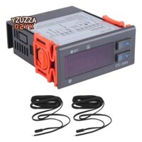 Bộ điều khiển nhiệt độ Mini ETC-3000 Bộ điều chỉnh nhiệt độ tủ lạnh Bộ điều chỉnh nhiệt cảm biến kép 220V Tắt 40%