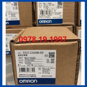 Bộ điều khiển nhiệt độ Omron E5CC-CX3A5M-000 48x48mm