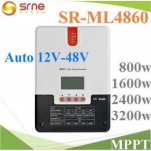 Bộ điều khiển sạc MPPT 60A 12V/24V/36V/48V auto ML4860